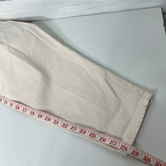 RE/DONE 40s Zoot Straight Jeans Vintage White Denim Size 31 - Picture 12 of 12